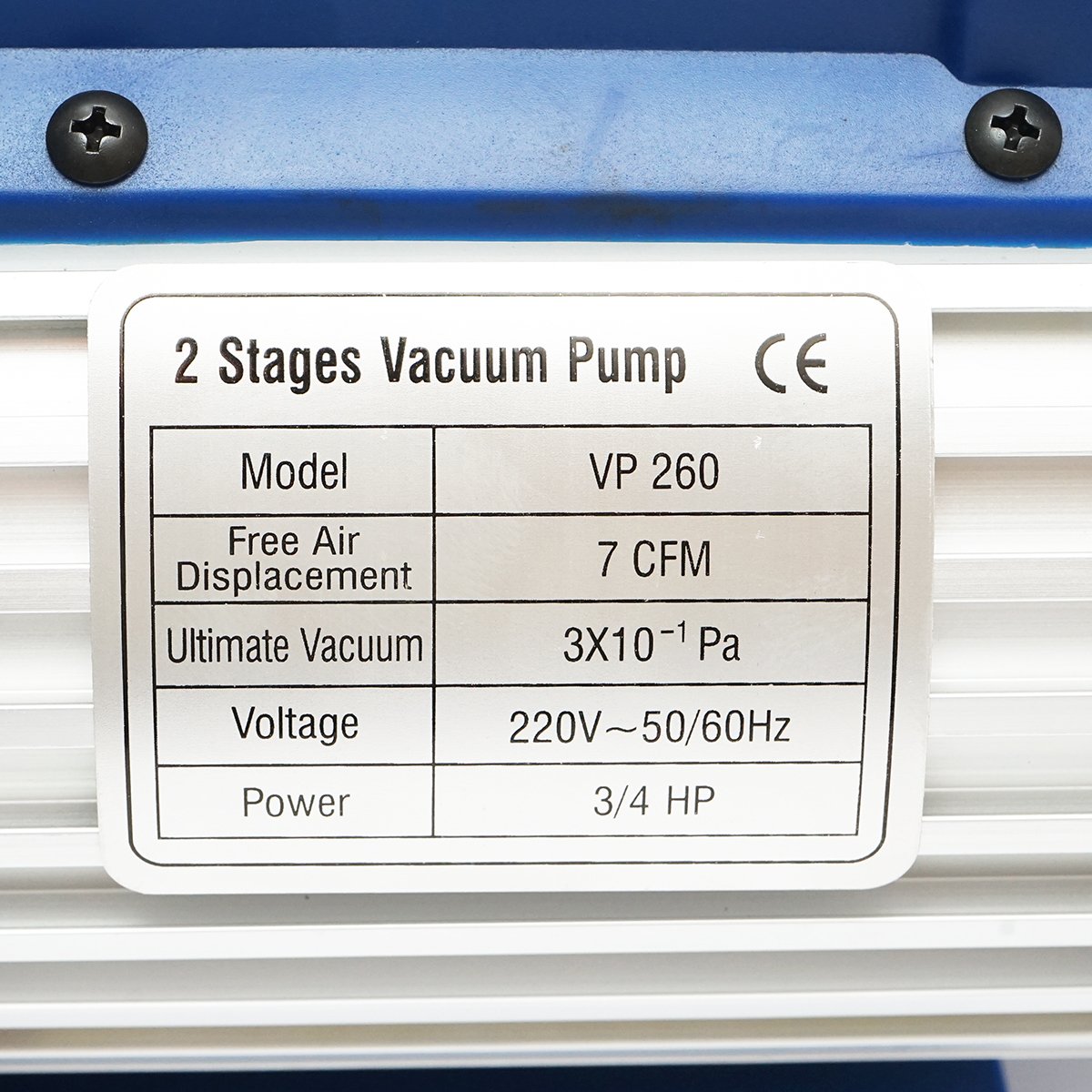 Pompa vid, vacuum 220V, 3/4 CP pentru instalatii frigorifice 170l/min